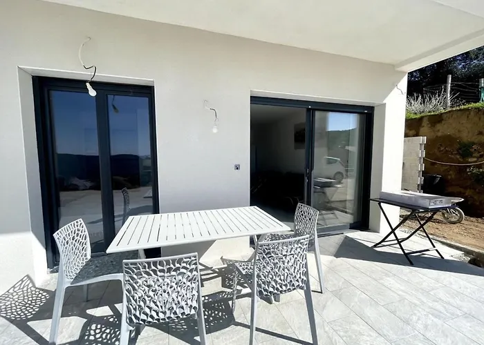 Lejlighed Casamea - Rez De Villa, Famille ,vue Mer, Clim1 Appietto